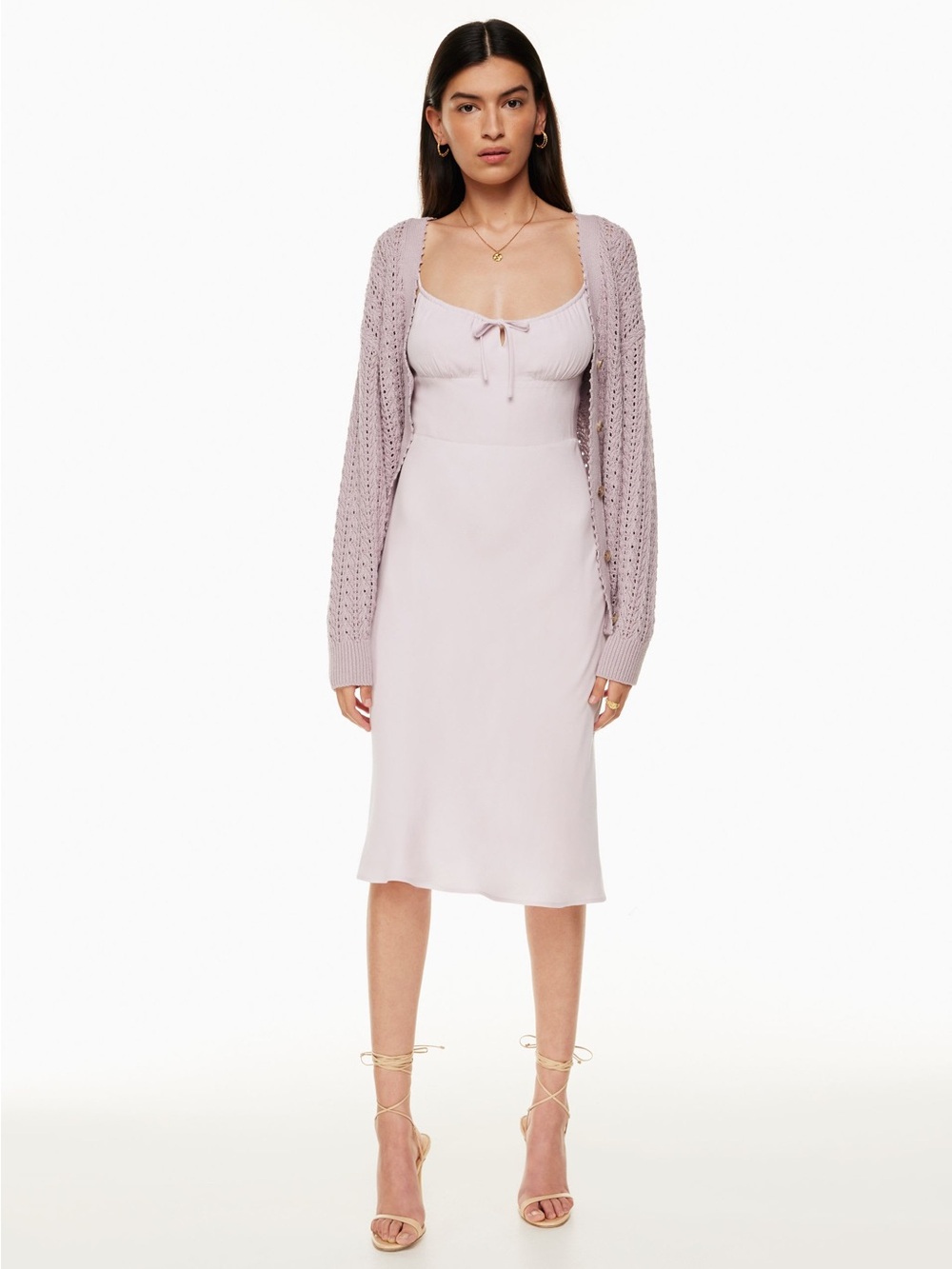 Aritzia Wilfred Bellow Midi Dress - Size 4